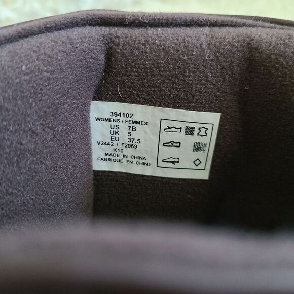 Lands End Brown Suede Pull on Snow Boots size 7 - Picture 6 of 6